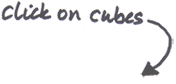 click on cubes